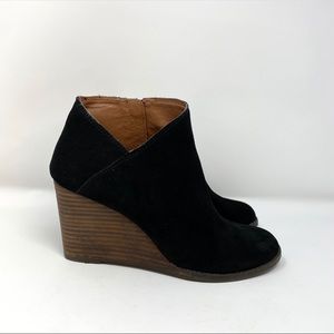Lucky Brand Yakeena Ankle Booties Wedge